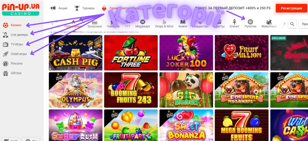 Слоти Пін Ап